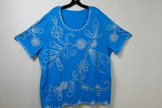 Likely Catherines (No Label), Short Sleeved Top, 4X Likely Catherines (No Label) Short Sleeved Top More To Love Consignment