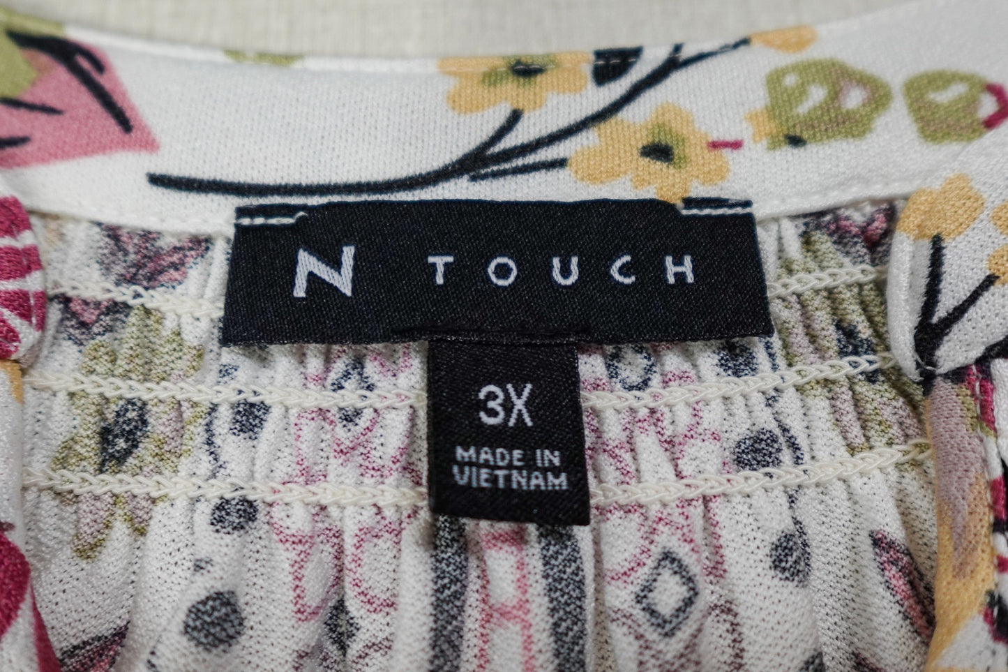 n Touch, short sleeve top, 3X