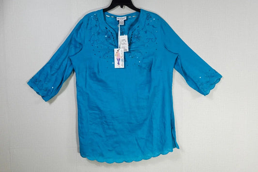 Alexandra Bartlett, New Short Sleeved Top, Large (X) Alexandra Bartlett New Short Sleeved Top More To Love Consignment