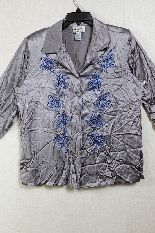 Linea by Louis Dell'Olio, Vintage Blouse, L