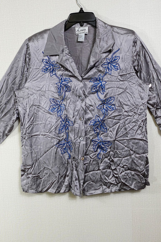 Linea by Louis Dell'Olio, Vintage Blouse, L