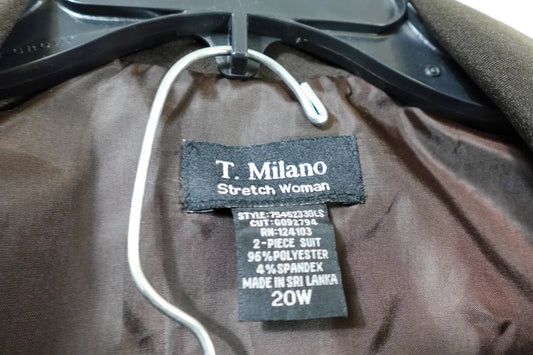 T. Milano, skirt and blazer set, 20W T. Milano skirt and blazer set More To Love Consignment