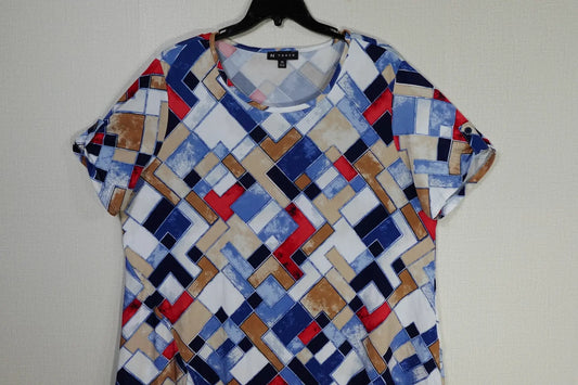 N Touch, Short Sleeved Top, 2X (1X) N Touch Short Sleeved Top More To Love Consignment