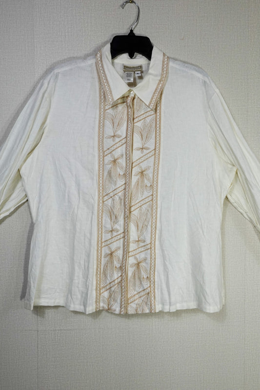 Coldwater Creek, New Vintage Long Sleeve Top, XL