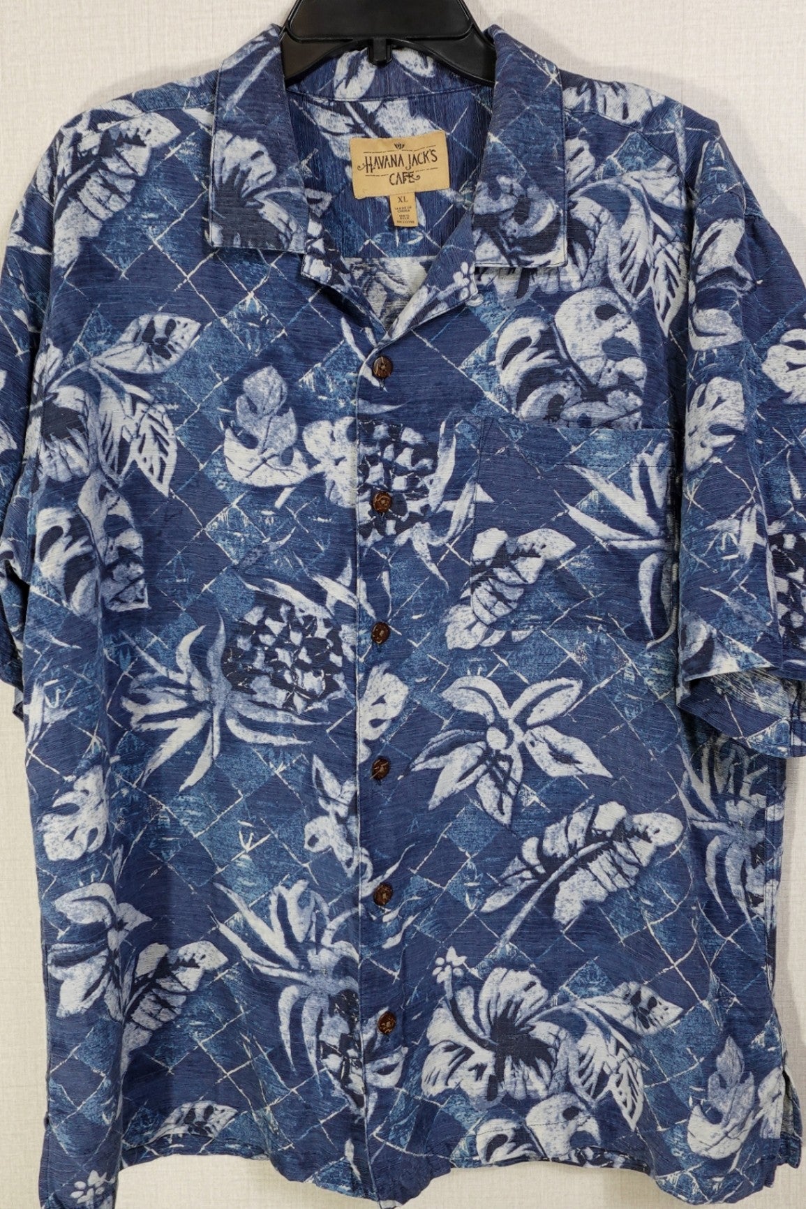 Havana Jack's Cafe, Vintage short sleeve top, XL