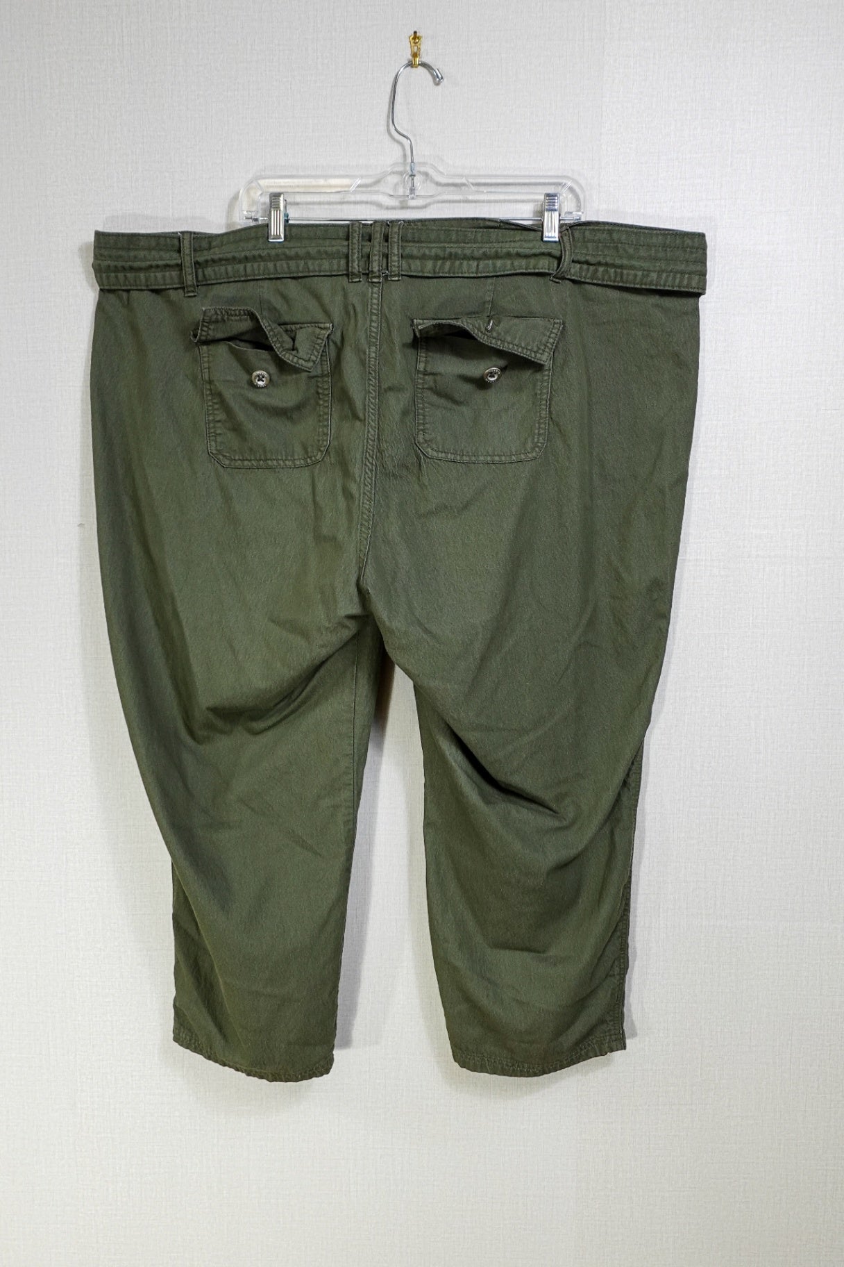 Torrid, Cropped Pants (Small bleach stain on waist band), 22