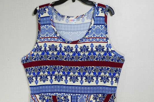 Lularoe, Sleeveless Dress, 2XL Lularoe Sleeveless Dress More To Love Consignment