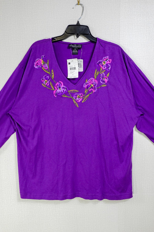 Carole Little Sport, New Vintage Long Sleeve Top, XL