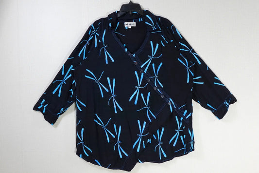 We Be Bop, 3/4 Sleeve Top, 0x-large We Be Bop 3/4 Sleeve Top More To Love Consignment