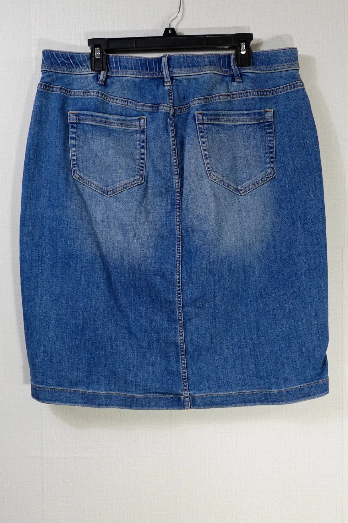 J. Jill, Skirt - Denim Pencil, L/XL (No Label) J. Jill Skirt - Denim Pencil More To Love Consignment