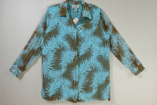 Linea by Louis Dell'Olio, New Vintage Long Sleeves Top, Large