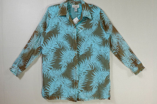 Linea by Louis Dell'Olio, New Vintage Long Sleeves Top, Large