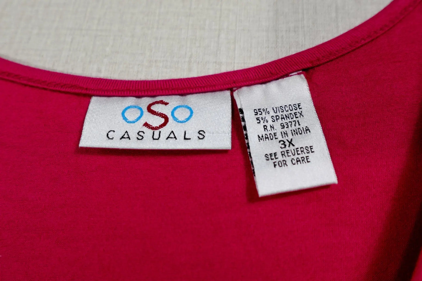 OSO Casuals, Sleeveless top, 3X OSO Casuals Sleeveless top More To Love Consignment