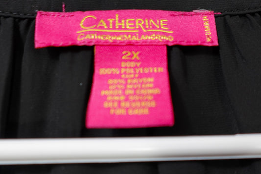 Catherine Malandrino, Short Sleeved Top, 2X