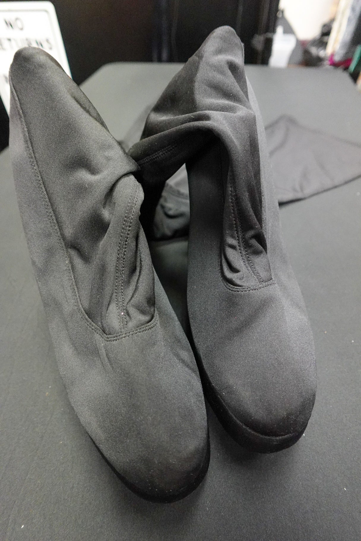 (No Label), Thigh High Wide Calf Boots , 9
