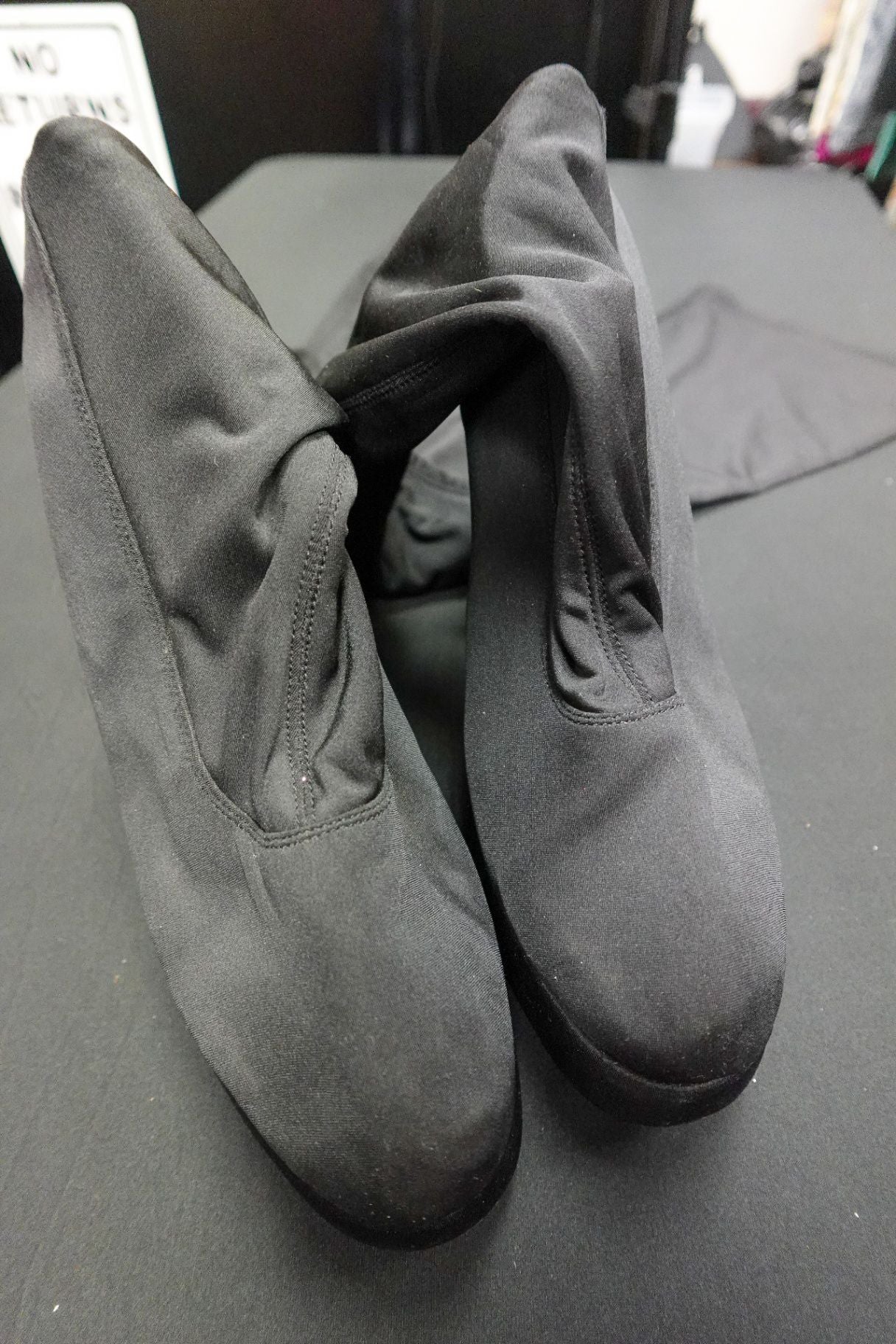 (No Label), Thigh High Wide Calf Boots , 9