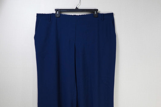 Lands' End, Pants - Wide-Leg Mid-Rise, 22W