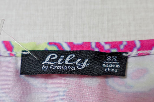 Lilly by Firmiana, Sleeveless Top, 3X Lilly by Firmiana Sleeveless Top More To Love Consignment