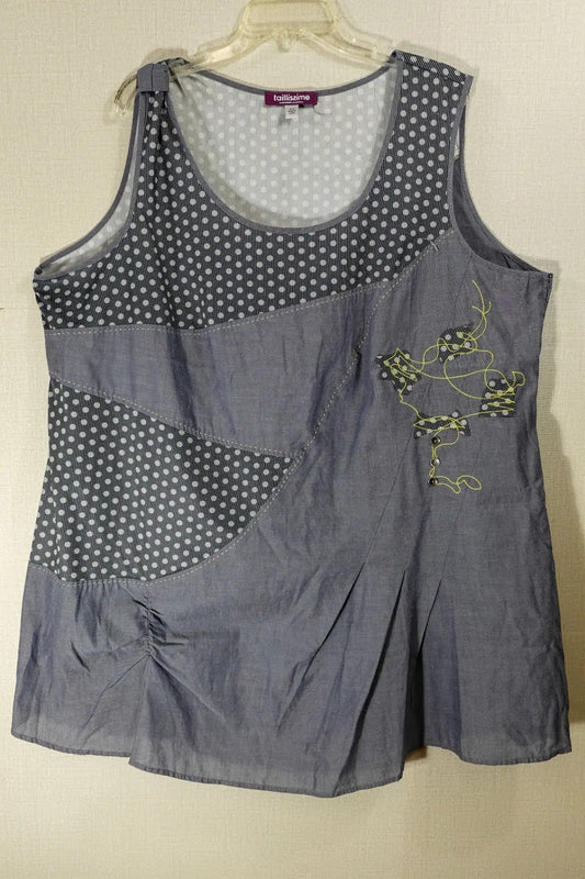 Taillissime (La Redoute Création), Sleeveless top, 26 W Taillissime (La Redoute Création) Sleeveless top More To Love Consignment