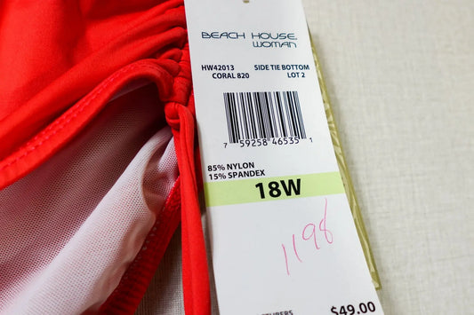 Beach House Woman, New swim bottoms, 18W Beach House Woman New swim bottoms More To Love Consignment