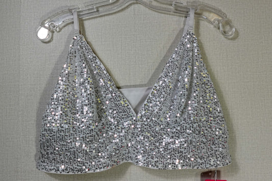 Shein Curve, New sequin top, 1X (12/14)