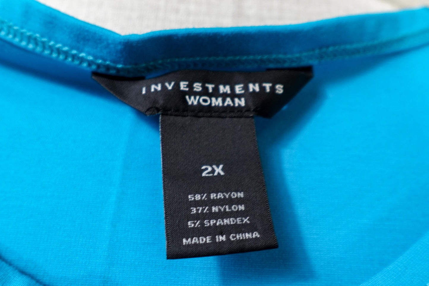 Investments Woman, Short Sleeved Top, 2X Investments Woman Short Sleeved Top More To Love Consignment