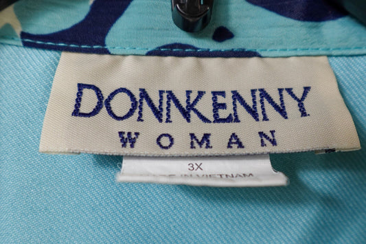 Donnkenny Woman, Short Sleeved Top, 3X Donnkenny Woman Short Sleeved Top More To Love Consignment