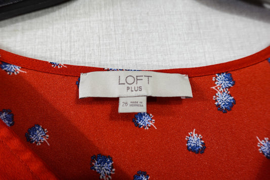 Loft, Short Sleeved Top, 26