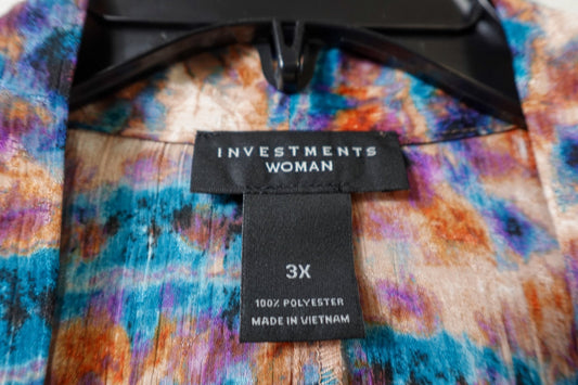 Investments Woman, Cardigan, 3X Investments Woman Cardigan More To Love Consignment