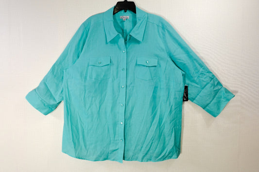 Kim Rogers, NEW 3/4 Sleeve Top, 3X
