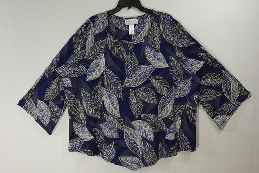 Alfred Dunner, 3/4 Sleeve Top, 3X