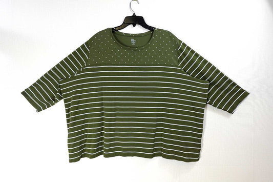 Kim Rogers, 3/4 SLEEVE TOP, 4X