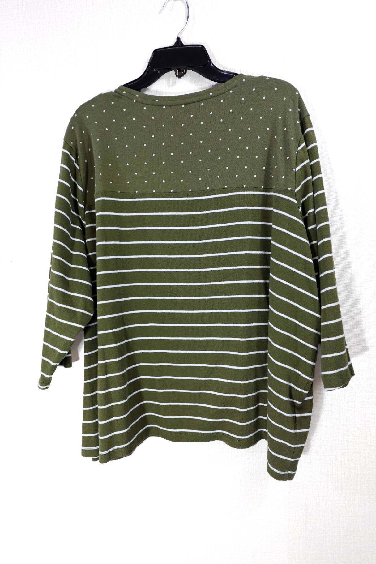 Kim Rogers, 3/4 SLEEVE TOP, 4X