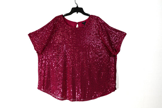 Torrid, New Short Sleeved Event Top, 22-24 Torrid New Short Sleeved Event Top More To Love Consignment
