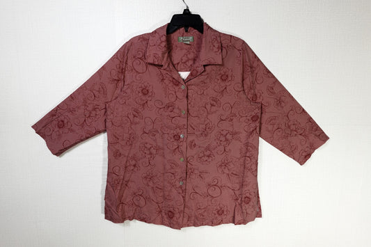 Tommy Bahama, Vintage 3/4 Sleeve Top, large