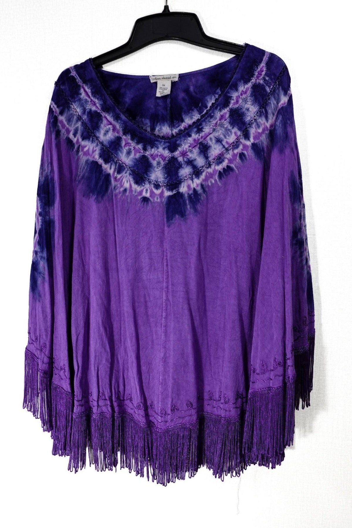 Indigo Thread Co., Shawl/Poncho, 3X Indigo Thread Co. Shawl/Poncho More To Love Consignment