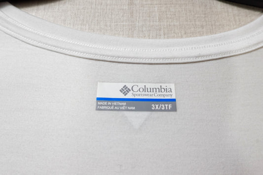 Columbia, Short Sleeved Top, 3X