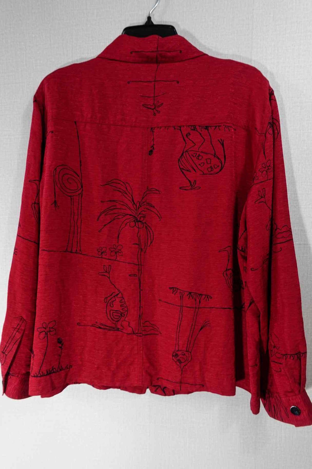 Chico's Design, Long Sleeves Top- Button Down, XL (chicos 3) Chico's Design Long Sleeves Top- Button Down More To Love Consignment