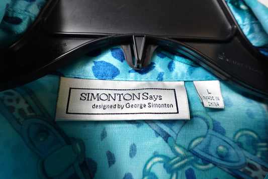 SIMONTON Says by George Simonton, Long Sleeves Top, L