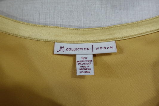 JM Collection, Sleeveless Top, 18W