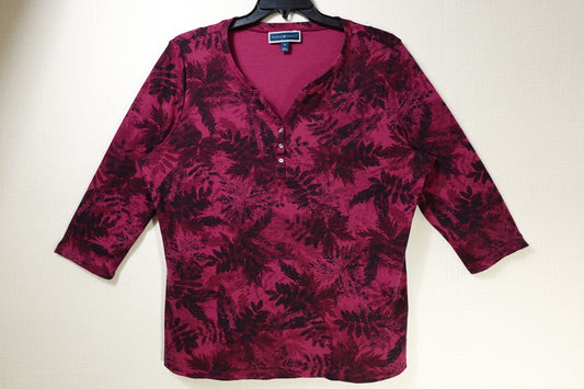 Karen Scott, 3/4 Sleeve Top, 1X Karen Scott 3/4 Sleeve Top More To Love Consignment