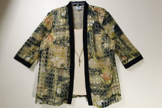 R&M Richards, 3/4 Sleeve Top, 18WP R&M Richards 3/4 Sleeve Top More To Love Consignment