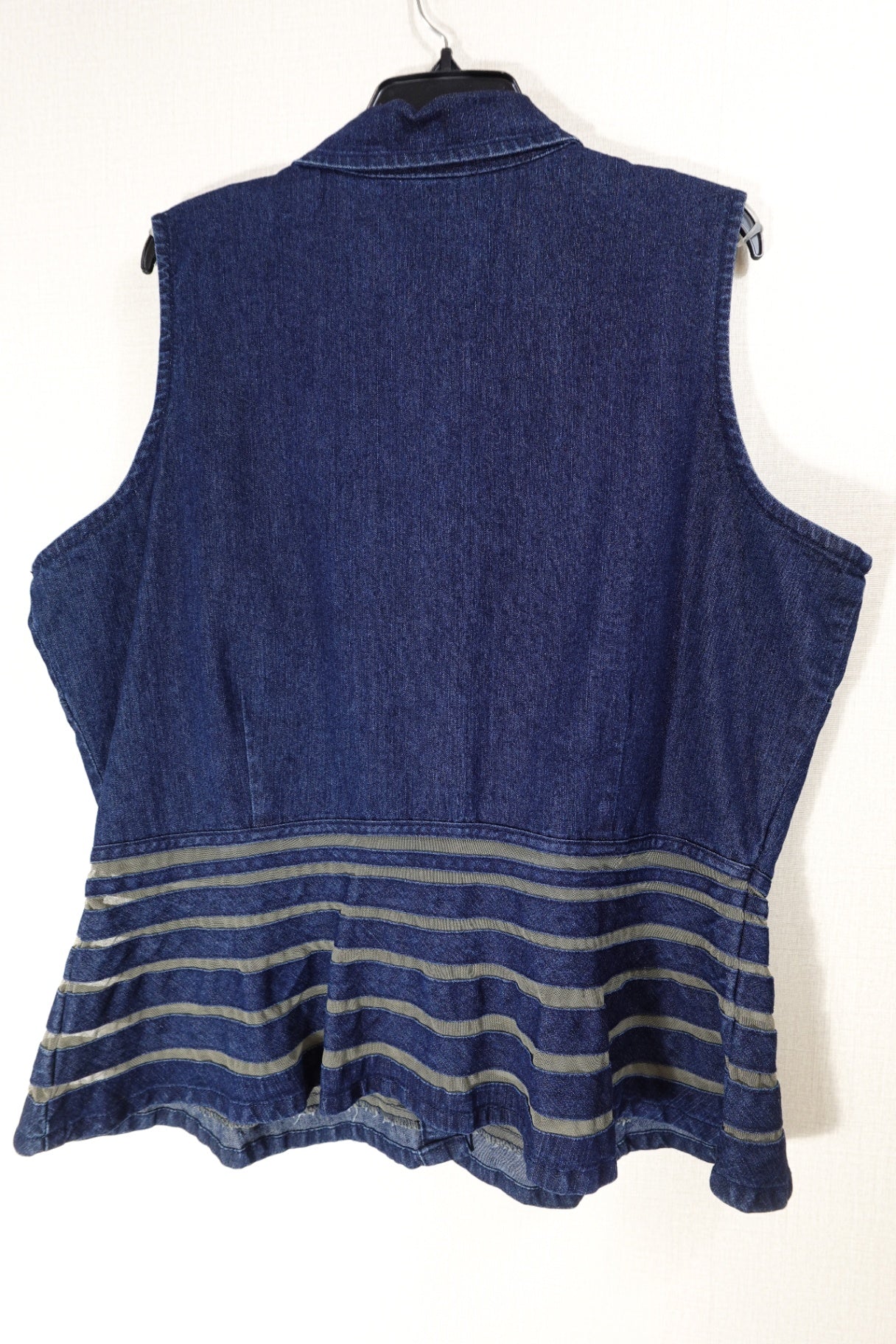 Ashley Stewart, Sleeveless Peplum Top, 18W