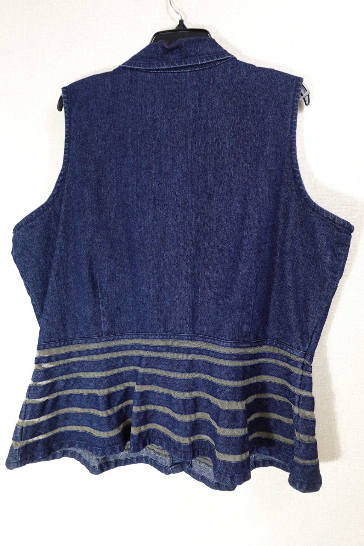 Ashley Stewart, Sleeveless Peplum Top, 18W Ashley Stewart Sleeveless Peplum Top More To Love Consignment