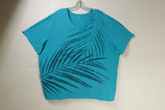 Liz&Me for Catherines, Short Sleeved Top, 26/28 (3X)