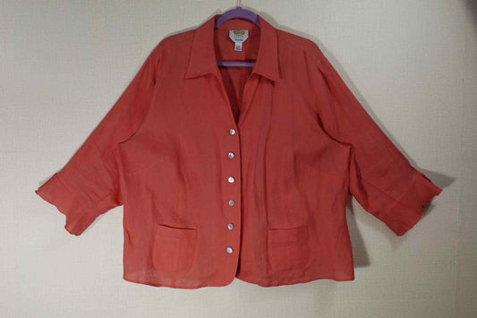 Talbots, 3/4 SLEEVE TOP, 20W Talbots 3/4 SLEEVE TOP More To Love Consignment
