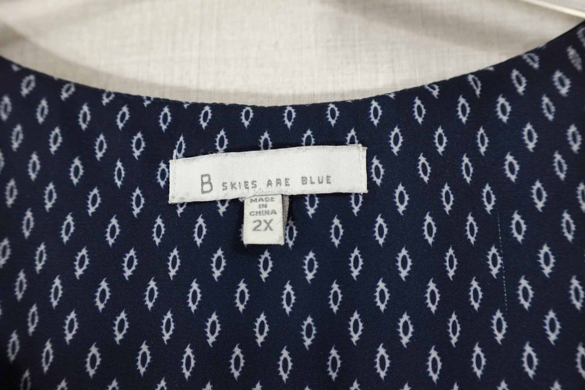Skies Are Blue, Sleeveless top, 2X Skies Are Blue Sleeveless top More To Love Consignment