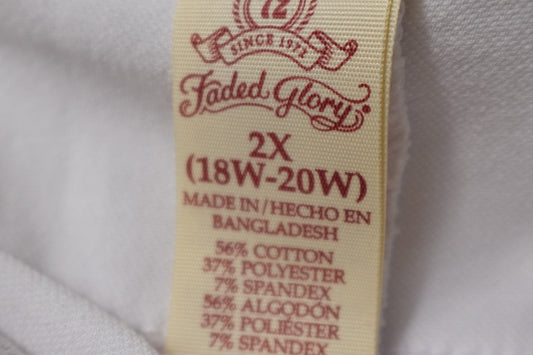 Faded Glory, Capris, 2X (18W-20W) Faded Glory Capris More To Love Consignment