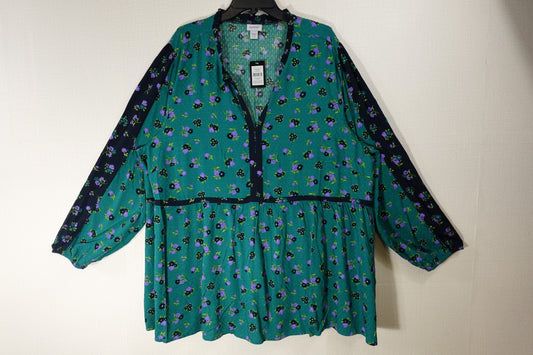 Avenue, New Long Sleeve Top, 26/28