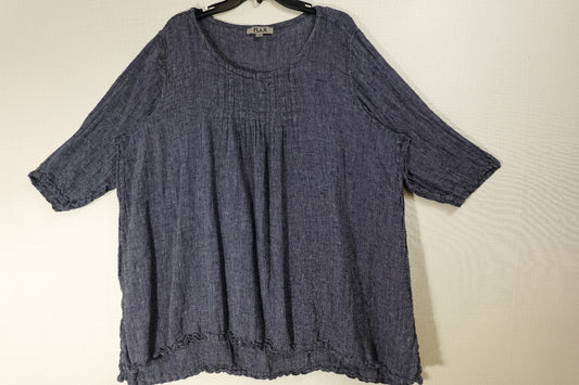 FLAX, 3/4 Sleeve Tunic Top, 16/18 FLAX 3/4 Sleeve Tunic Top More To Love Consignment